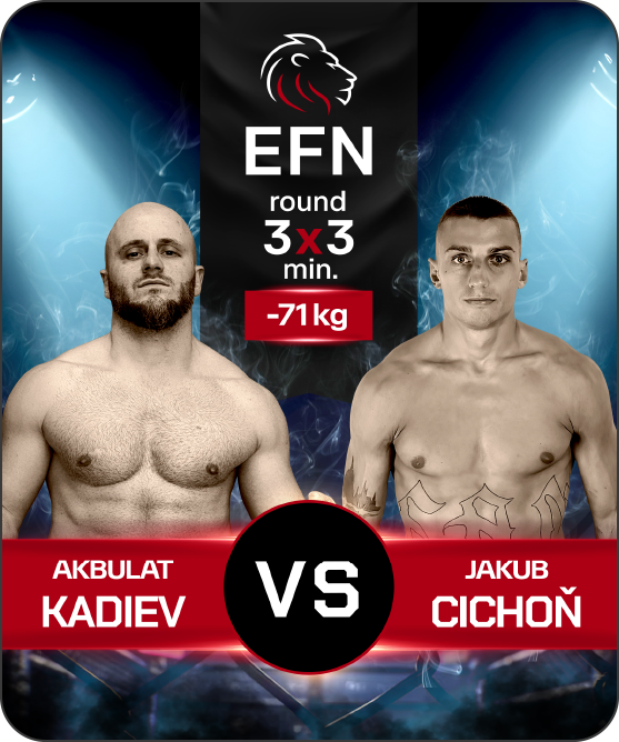 Akzulat Kadiev vs Jakub Cichoň